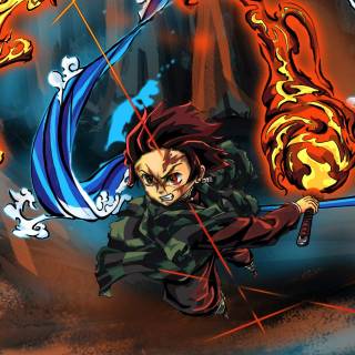 Tanjiro Kamado 4k iPhone wallpaper
