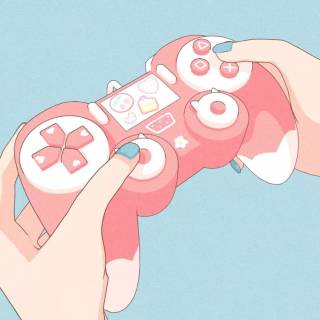 PS3 pink anime wallpaper