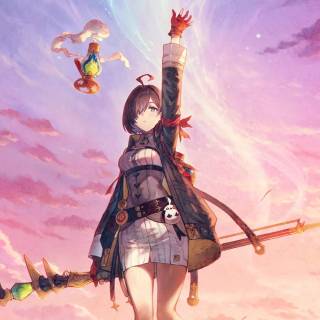 PS3 pink anime wallpaper