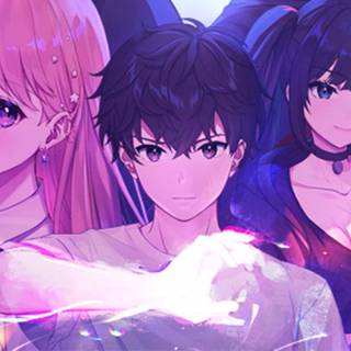 PS3 pink anime wallpaper