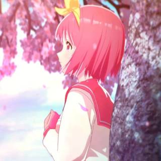 PS3 pink anime wallpaper