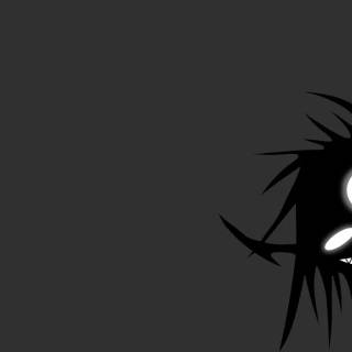 Scary black and white anime wallpaper