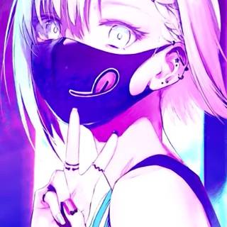 Neon girly anime wallpaper