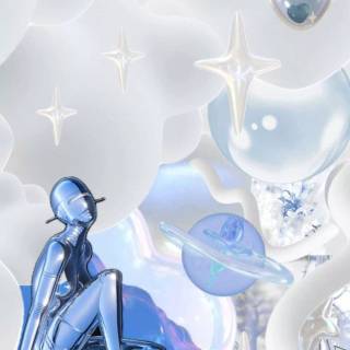 Cybercore anime wallpaper