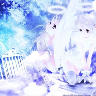 Cybercore anime wallpaper