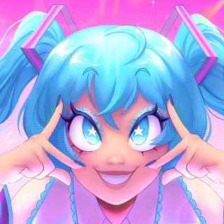 Cybercore anime wallpaper