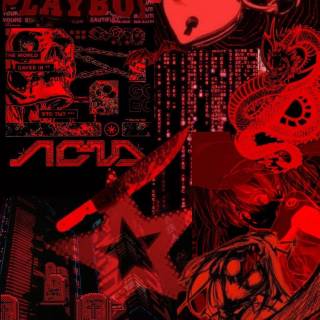 Cybercore anime wallpaper