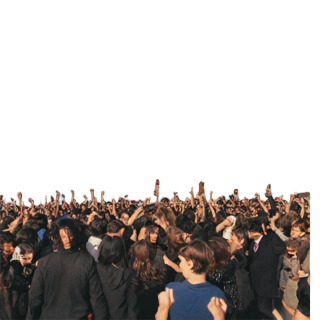 People crowd wallpaper