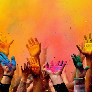 People crowd wallpaper