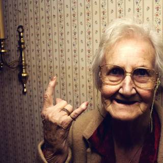 Old grandma wallpaper