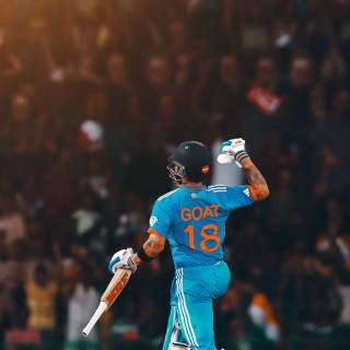 Virat batting wallpaper