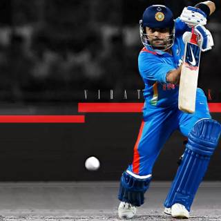 Virat batting wallpaper