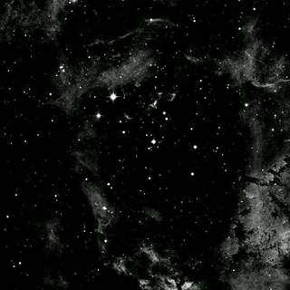 Dark starry night sky wallpaper