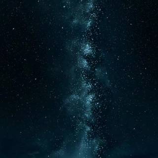 Dark starry night sky wallpaper