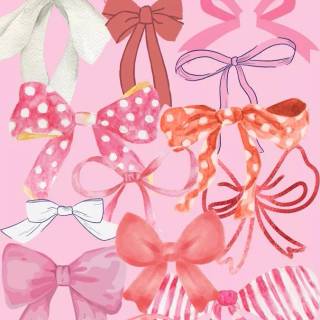Hair bow wallpaper