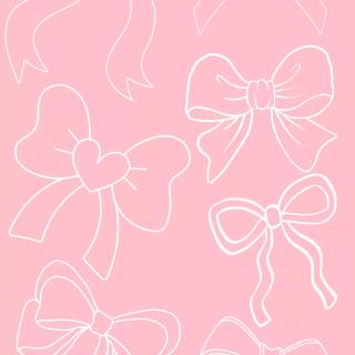 Hair bow wallpaper