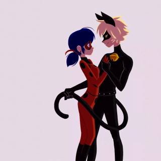 Cat Noir collage wallpaper