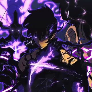 Solo Leveling dual monitor wallpaper