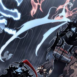 Solo Leveling dual monitor wallpaper