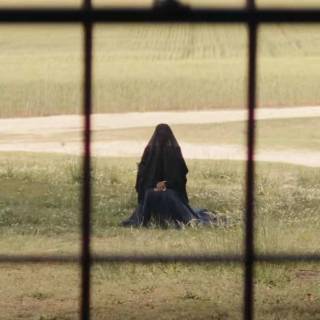 The Woman in the Yard wallpaper