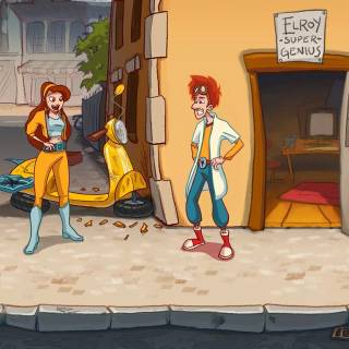 Elroy and the Aliens wallpaper