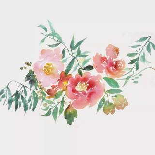 Flowers aesthetic computer wallpaper