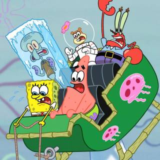 Spongebob Patrick and Squidward wallpaper