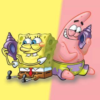 Spongebob Patrick and Squidward wallpaper