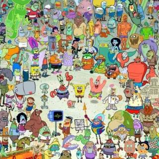 Spongebob Patrick and Squidward wallpaper