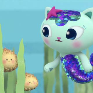 MerCat Gabby's Dollhouse wallpaper