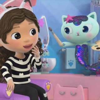 MerCat Gabby's Dollhouse wallpaper