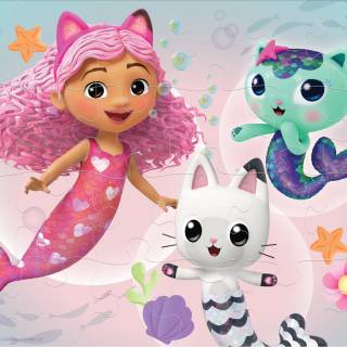 MerCat Gabby's Dollhouse wallpaper