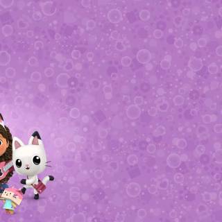 MerCat Gabby's Dollhouse wallpaper