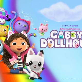 MerCat Gabby's Dollhouse wallpaper