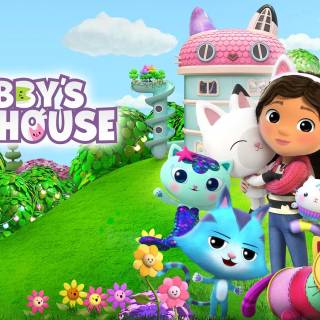 MerCat Gabby's Dollhouse wallpaper