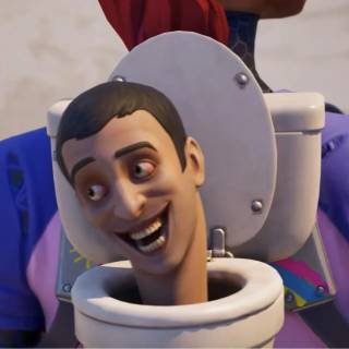 Skibidi Toilet laptop wallpaper