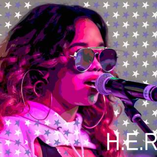 The singer H.E.R. wallpaper