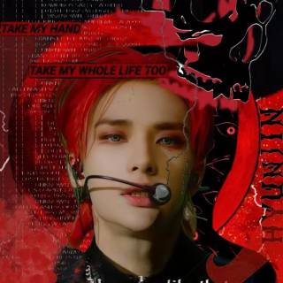 Stray Kids red wallpaper