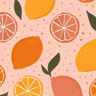 Preppy fruit wallpaper