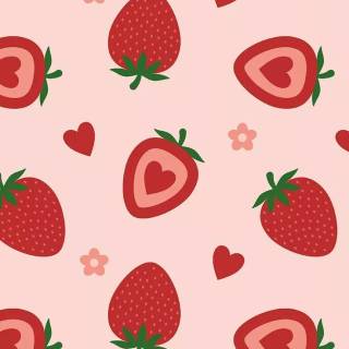 Preppy fruit wallpaper