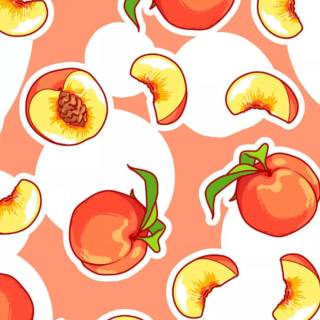 Preppy fruit wallpaper