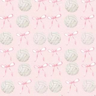 Volleyball pink wallpaper