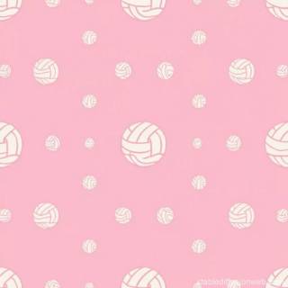 Volleyball pink wallpaper