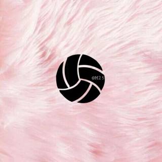 Volleyball pink wallpaper