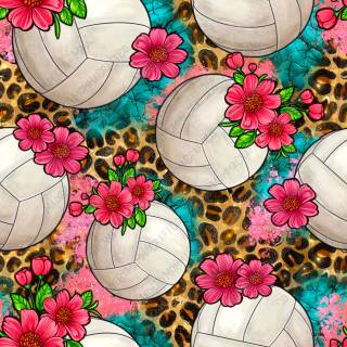 Volleyball pink wallpaper