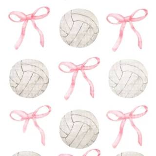 Volleyball pink wallpaper