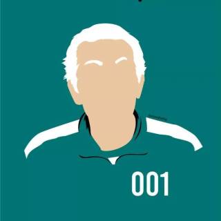 Player 001 Squid Game wallpaper