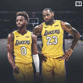 Lebron and Bronny wallpaper