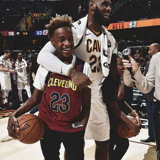 Lebron and Bronny wallpaper