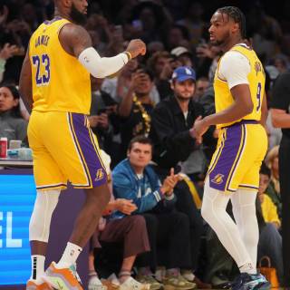 Lebron and Bronny wallpaper